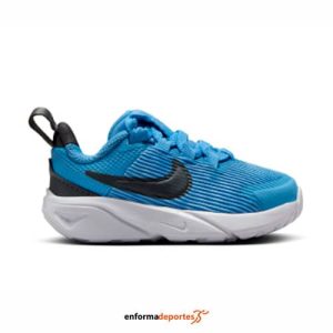 ZAPATILLA JUNIOR NIKE STAR RUNNER 4 NN (TD) | BLUE BEYOND/ANTHRACITE-BL