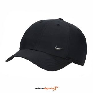 GORRA NIKE DF CLUB CAP U CB MTSWSH L | BLACK/METALLIC SILVER