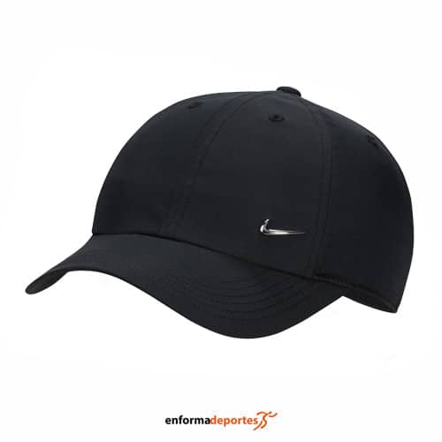 GORRA NIKE DF CLUB CAP U CB MTSWSH L | BLACK/METALLIC SILVER