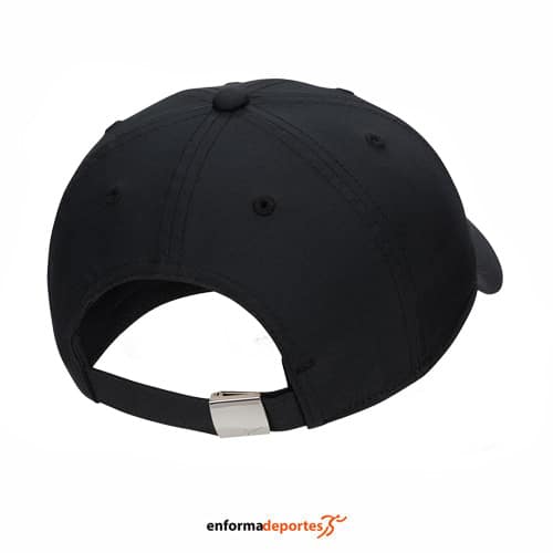 GORRA NIKE DF CLUB CAP U CB MTSWSH L | BLACK/METALLIC SILVER - Imagen 3