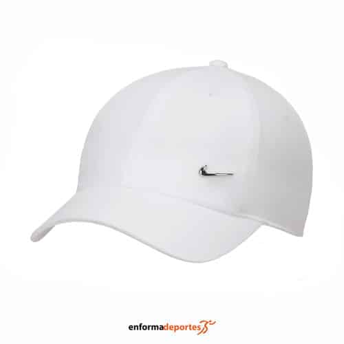 GORRA NIKE DF CLUB CAP U CB MTSWSH L | WHITE/METALLIC SILVER - Imagen 2