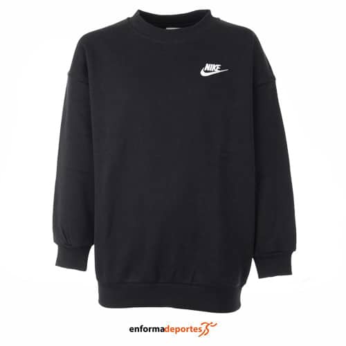 Sudadera junior Nike Sportswear Club Fleece | BLACK/WHITE - Imagen 2