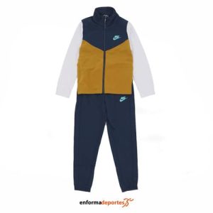 CHANDAL JUNIOR NIKE SPORTSWEAR TRACKSUIT | ARMORY NAVY/BRONZINE/GREE