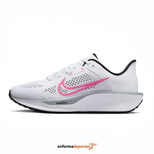 Zapatilla mujer Nike Quest 6 | WHITE/BLACK-PINKSICLE-WOL - Imagen 3