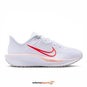 Zapatilla mujer Nike Quest 6 | WHITE/BRIGHT CRIMSON-WASH