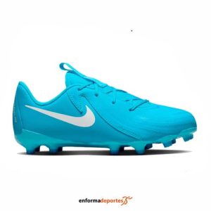 Bota Futbol Junior Nike Phantom Gx2 Academy | BLUE FURY/WHITE