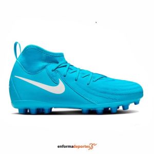Bota Futbol Junior Nike Phantom Luna 2 Academy Lit | BLUE FURY/WHITE