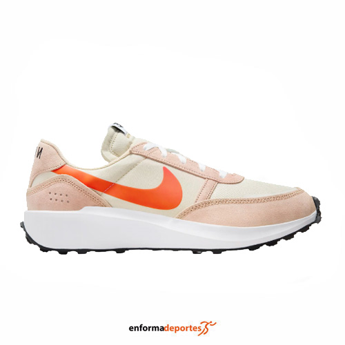 ZAPATILLA HOMBRE NIKE WAFFLE DEBUT | HEMP/SAFETY ORANGE-SANDDR - Imagen 2