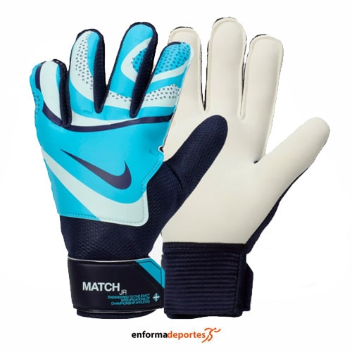 GUANTES FUTBOL JUNIOR NIKE MATCH GOAL KEEPER GLOVES | BLUE FURY/GLACIER BLUE/BL