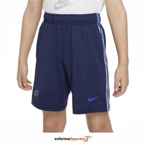 PANTALON CORTO JUNIOR NIKE SPORTSWEAR | MIDNIGHT NAVY/GAME ROYAL - Imagen 2
