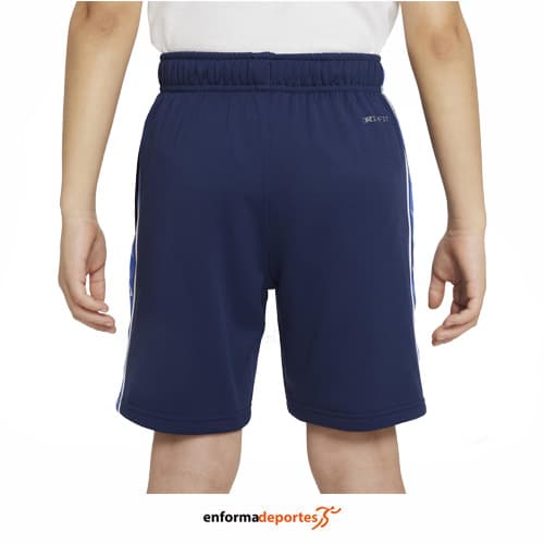 PANTALON CORTO JUNIOR NIKE SPORTSWEAR | MIDNIGHT NAVY/GAME ROYAL - Imagen 3