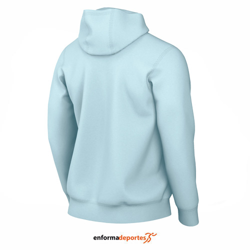 SUDADERA HOMBRE NIKE CLUB FLEECE PULLOVER HOODIE | GLACIER BLUE/GLACIER BLUE - Imagen 3