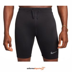 MALLA CORTA HOMBRE NIKE FAST DRI-FIT BRIEF-LINED | BLACK/REFLECTIVE SILV