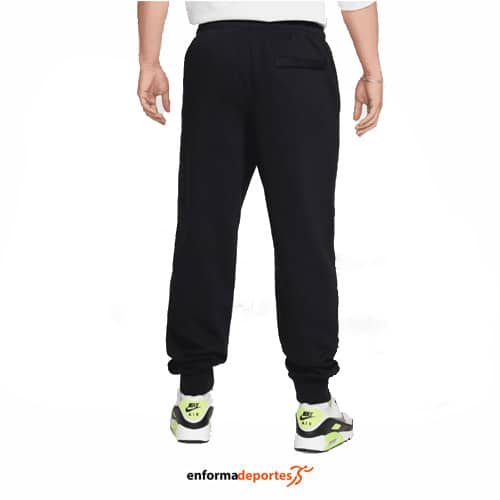 Pantalón Hombre Nike Club Joggers | BLACK/BLACK/WHITE - Imagen 3