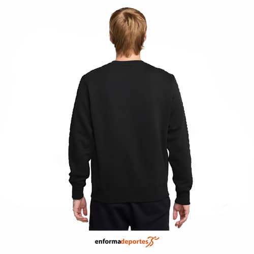Sudadera hombre Nike Club Fleece Crew | BLACK/PINKSICLE - Imagen 3