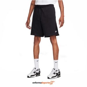 PANTALON CORTO HOMBRE NIKE CLUB KNIT | BLACK/WHITE