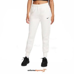 PANTALON MUJER NIKE SPORTSWEAR PHOENIX FLEECE | SAIL/BLACK