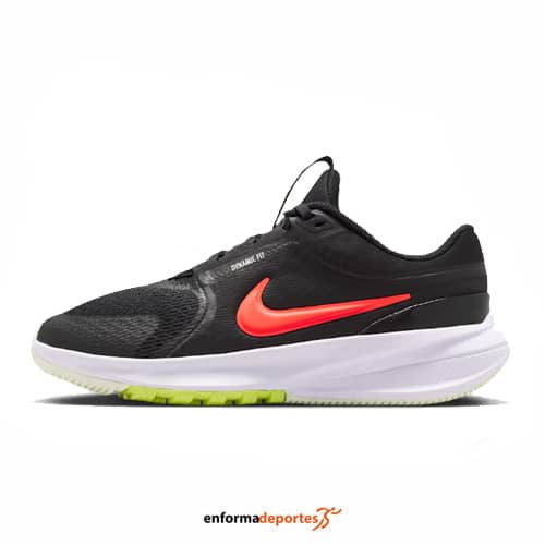 Zapatilla junior Nike Star Runner 5 | BLACK/BRIGHT CRIMSON-ANTH - Imagen 3