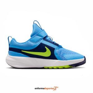 Zapatilla junior Star Runner 5 | UNIVERSITY BLUE/VOLT-BLUE