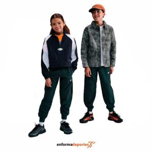 Pantalón Junior Nike Air Fleece Joggers | SEAWEED/BLACK/WHITE