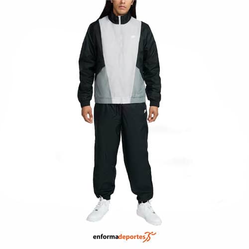 Chandal Hombre Nike Club Woven Tracksuit | BLACK/SMOKE GREY/LT SMOKE