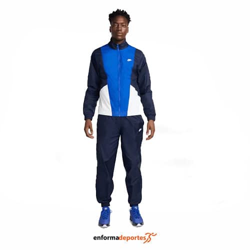 Chandal Hombre Nike Club Woven Tracksuit | OBSIDIAN/WHITE/GAME ROYAL