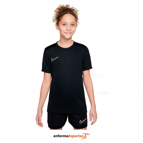 Camiseta Junior Nike Academy Dri-Fit | BLACK/BLACK/WHITE/WHITE