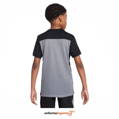 Camiseta Junior Nike Academy Dri-Fit | COOL GREY/BLACK/BRIGHT CR - Imagen 3