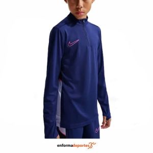 Camiseta Junior Nike Academy Dri-Fit | BLUE VOID/BLACK/WHITE/PIN