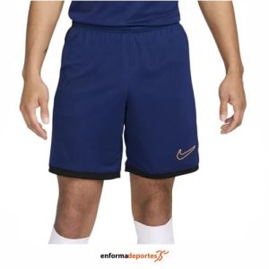 Pantalón corto hombre Nike Academy Dri-Fit  | BLUE VOID/BLACK/ORANGE PU