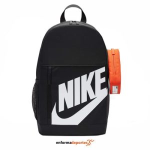 Mochila junior Nike Elemental BackPack | BLACK/ORANGE/WHITE