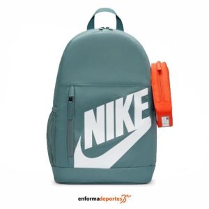 Mochila junior Nike Elemental BackPack | MINERAL SLATE/ORANGE/WHIT