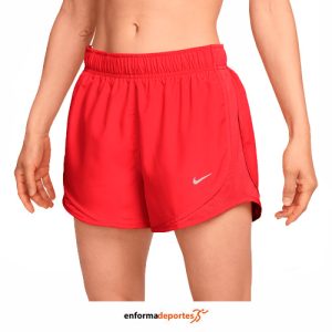 PANTALON CORTO MUJER NIKE TEMPO DRI-FIT MID-RISE | LT CRIMSON/LT CRIMSON/REF