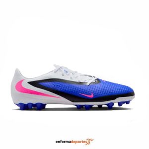 Bota futbol hombre Nike Phantom 6 Low Academy | RACER BLUE/PINK BLAST-WHI