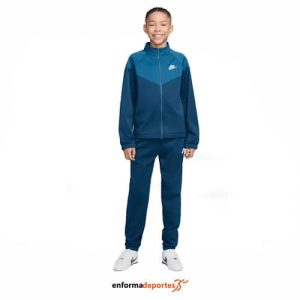 Chándal junior Nike Sportswear Dri-Fit | BLUE FORCE/GREEN ABYSS/WH
