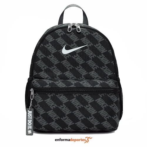 Mochila junior Nike Brasilia JDI | BLACK/IRON GREY/WHITE