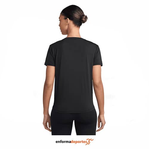 Camiseta mujer Nike One Classic Dri-Fit | BLACK/WHITE - Imagen 3
