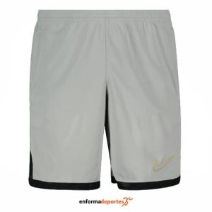 Pantalón corto Hombre Nike Dri-fit Academy | LT SMOKE GREY/WHITE/BLACK