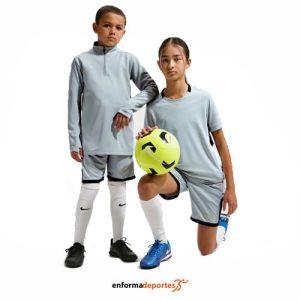 Pantalón corto Junior Nike Academy Dri-Fit 7″ | LT SMOKE GREY/WHITE/BLACK