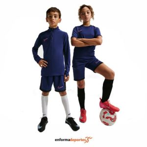 Pantalón corto Junior Nike Academy Dri-Fit 7″ | BLUE VOID/WHITE/BLACK/PIN