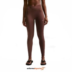 Malla Mujer Nike One High-Waisted | LT CHOCOLATE