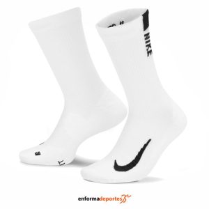 CALCETINES NIKE MULTIPLIER CREW | WHITE/BLACK