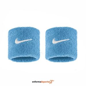 Muñequera unisex Nike Swoosh Classic Wristbands 2Pk | BLUWHI
