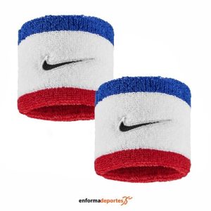 Muñequera unisex Nike Swoosh Classic Wristbands 2Pk | BLUREDBLA