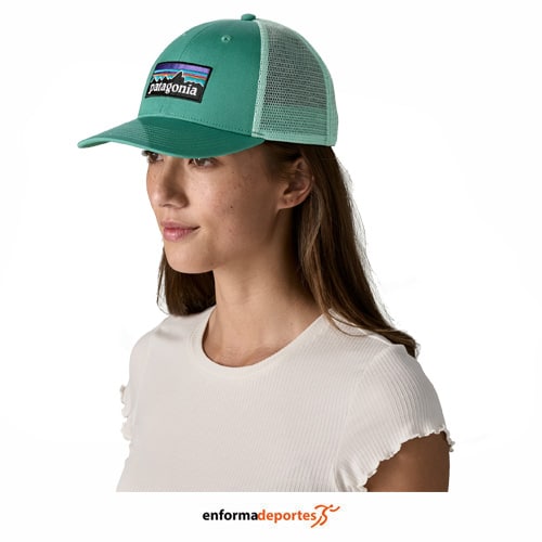 Gorra Patagonia p-6 Logo Loprp Trucker Hat | HEARTLEAF GREEN - Imagen 3