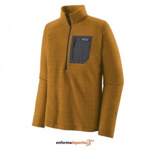 CHAQUETA  PATAGONIA MS R1 AIR ZIP NECK | RAPTOR BROWN