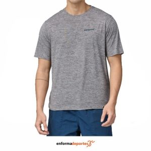 Camiseta hombre Patagonia Cap Cool Daily Graphic Shirt – Waters | ABALONE BLUE:FEATHER GREY
