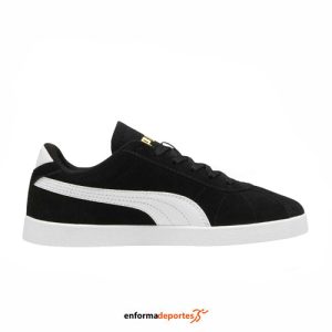 ZAPATILLA JUNIOR PUMA CLUB II | BLACK-PUMA WH