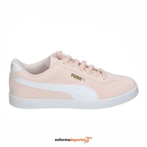 ZAPATILLA JUNIOR PUMA CLUB II | PINK-PUMA W