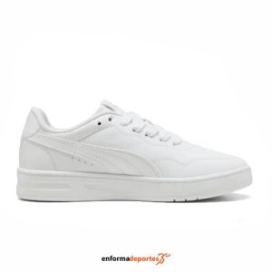 Zapatilla junior Puma Court Lally | WHITE-PUMA WH